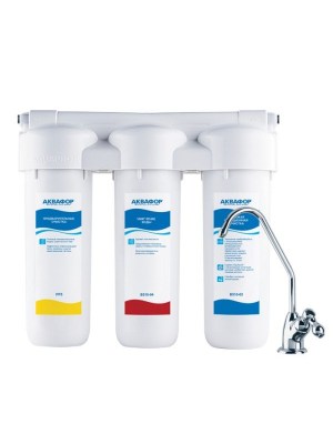 Фильтр Аквафор Трио Норма для жесткой воды для очистки воды