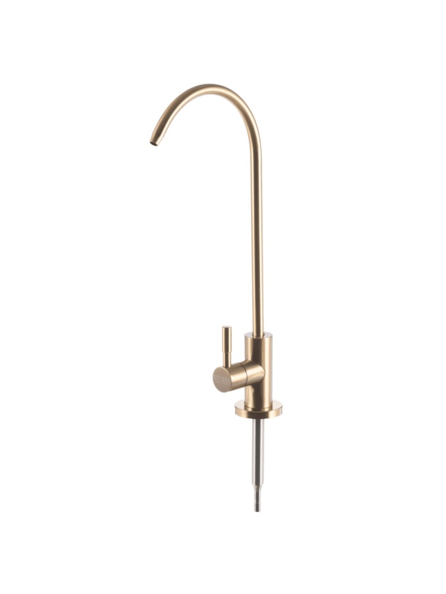 Кран Гейзер Flowmaster (Золото) Для Фильтра Под Мойкой 2 для очистки воды