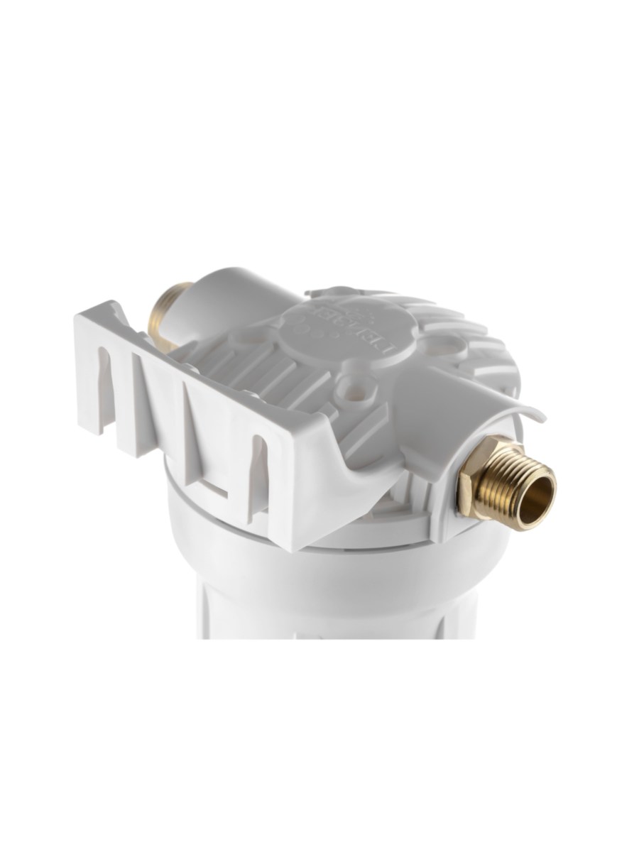 Корпус Гейзер 10Sl С Металлическими Ниппелями 12 -34  (Белая Колба) 4 для очистки воды