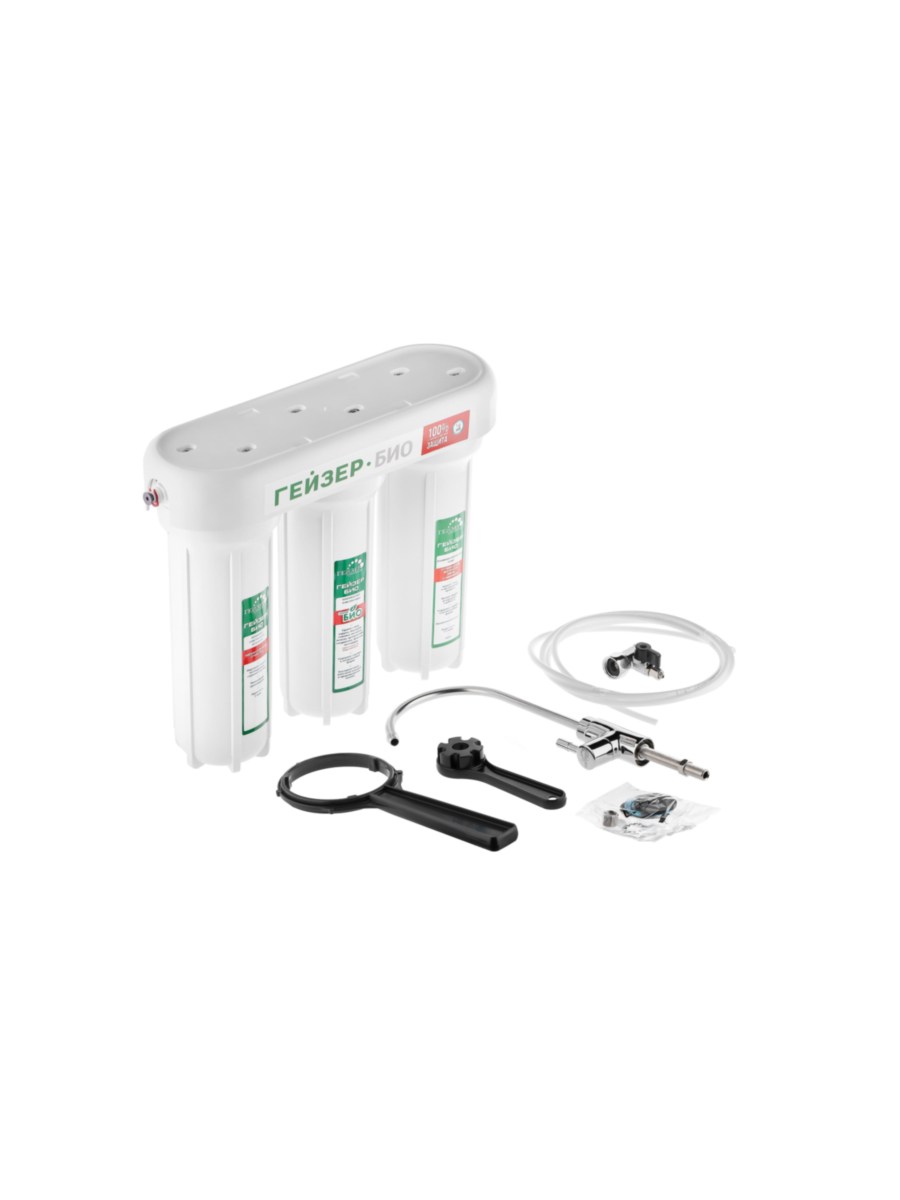 Проточный Питьевой Фильтр Гейзер Био 321 8 для очистки воды