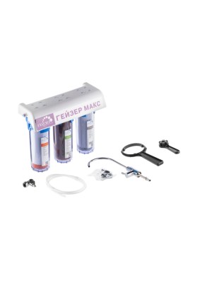 Проточный Питьевой Фильтр Гейзер Макс (Прозрачный) 8 для очистки воды