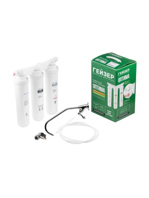 Проточный Питьевой Фильтр Гейзер Оптима М 1 для очистки воды