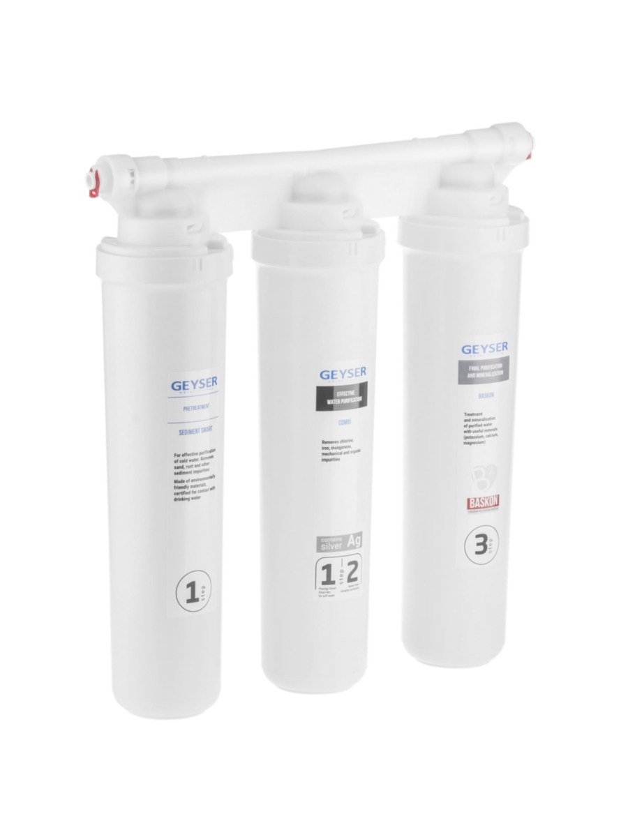 Проточный Питьевой Фильтр Гейзер Оптима М 2 для очистки воды