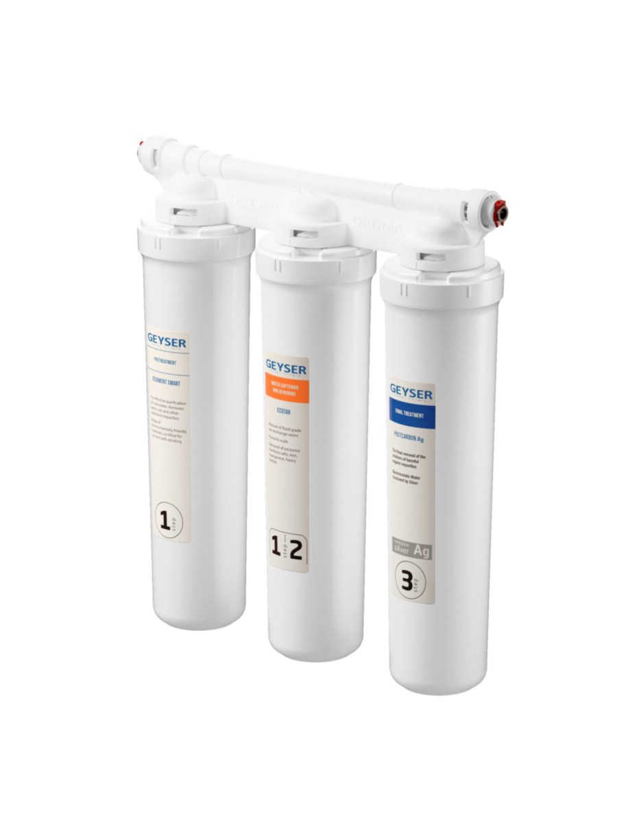 Проточный Питьевой Фильтр Гейзер Оптима Старт (Без Крана) 2 для очистки воды