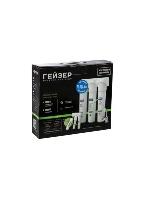 Проточный Питьевой Фильтр Гейзер Смарт Комплексная Очистка (Кран 6) 10 для очистки воды