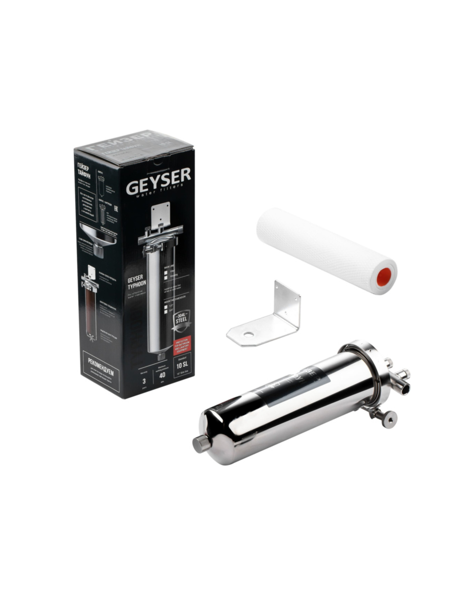 Магистральный Фильтр Гейзер Тайфун 10Sl 12 1 для очистки воды