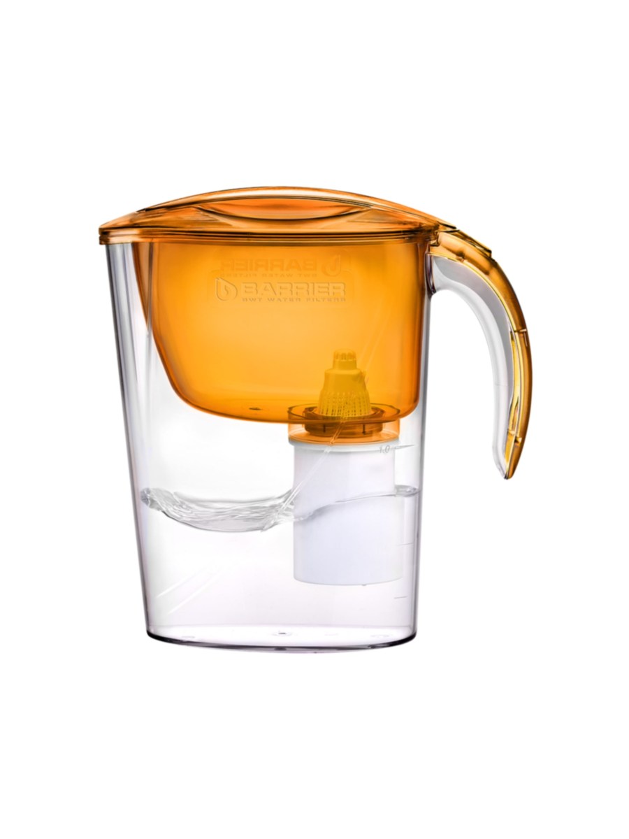 Фильтр-Кувшин Барьер Эко Оранжевого Цвета для очистки воды