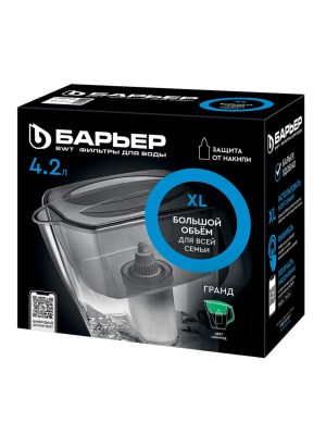 Фильтр-Кувшин Барьер Гранд Зелёного Цвета 3 для очистки воды