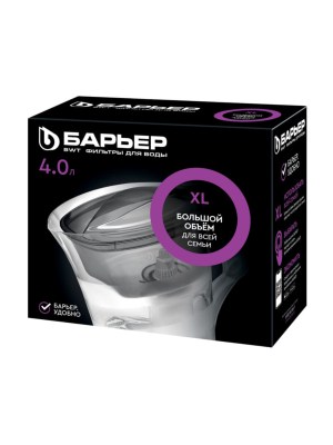 Фильтр-Кувшин Барьер Твист Оранжевого Цвета 3 для очистки воды