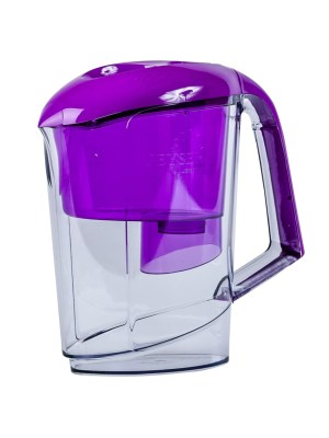 Фильтр-Кувшин Гейзер Вега Фиолетового Цвета 1 для очистки воды
