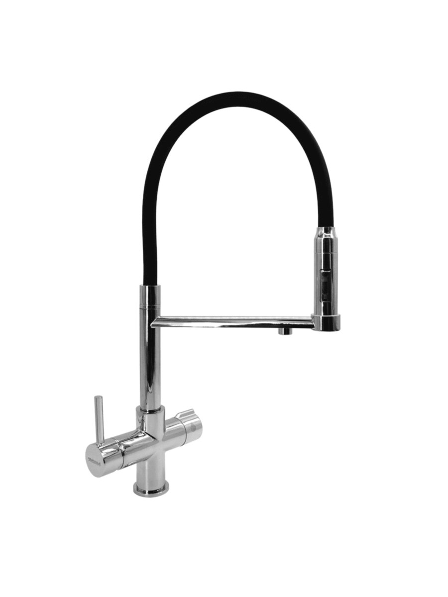 Смеситель Барьер Dual-02Fsаsb С Подключением К Фильтру для очистки воды