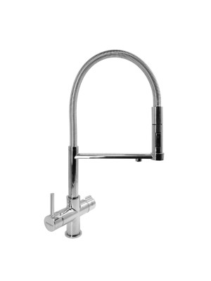 Смеситель Барьер Dual-03Fsаss С Подключением К Фильтру для очистки воды