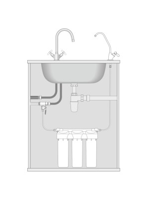Проточный Питьевой Фильтр Prio Новая Вода Praktic Eu200 5 для очистки воды