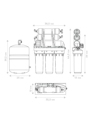Фильтр Для Воды Барьер Профи Осмо 100 М С Обратным Осмосом 5 для очистки воды